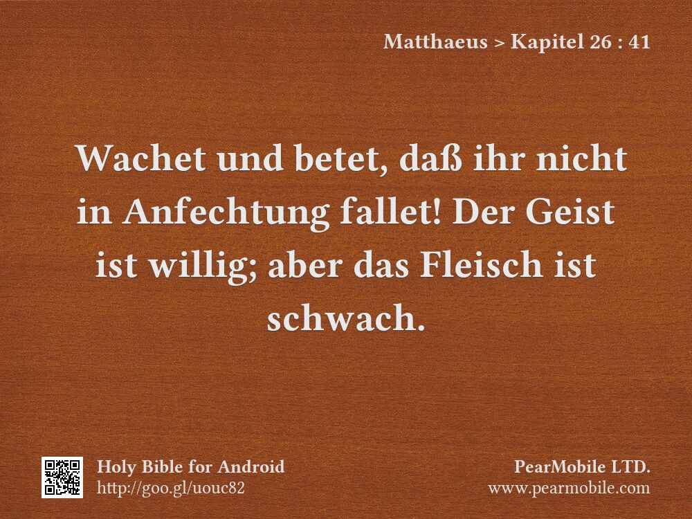 Matthaeus, Kapitel 26:41